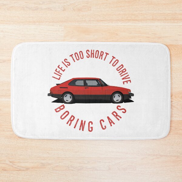 Item preview, Life is too short to drive boring cars - Saab 900 Turbo - Red designed and sold by knappidesign.