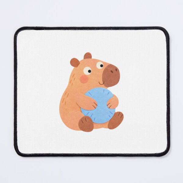Item preview, Capybara with a Round Cushion designed and sold by The-Art-of-D.