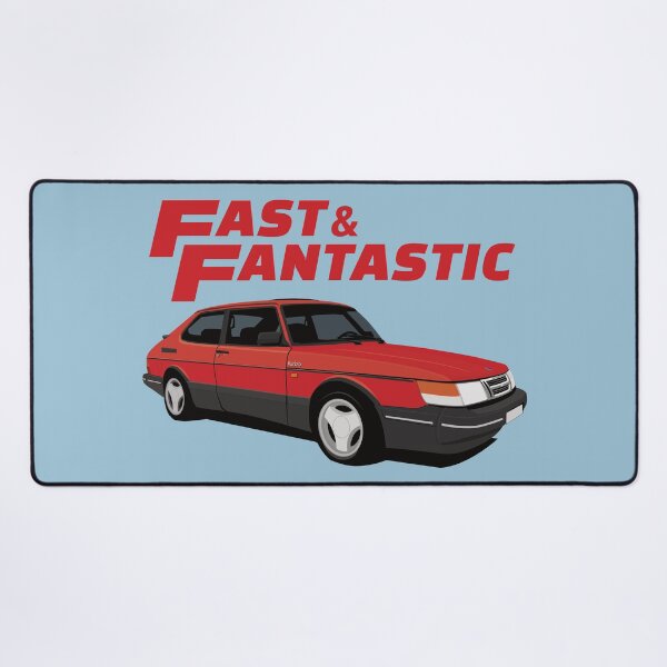 Item preview, Fast and Fantastic - Saab 900 Turbo 16 Aero - red designed and sold by knappidesign.