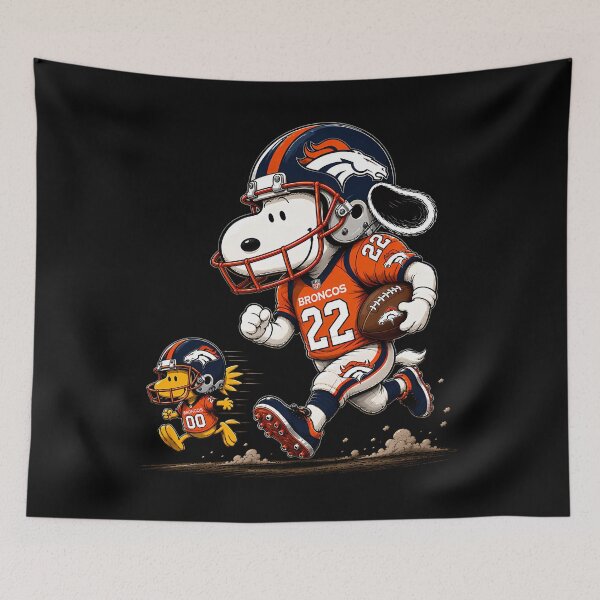 Item preview, Football Team Denver Broncos Snoopy designed and sold by PopArtDarkness.