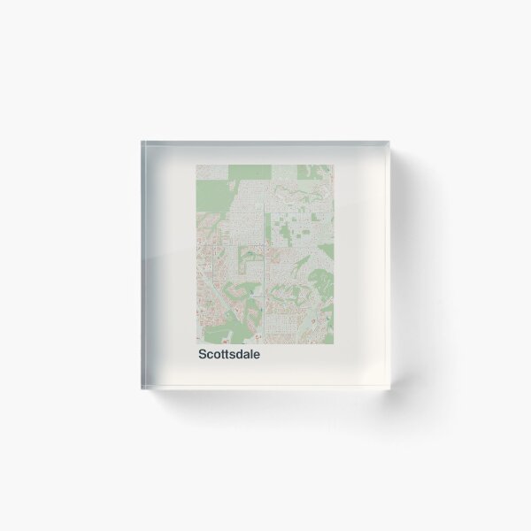 Item preview, Scottsdale Minimalistic Map Art designed and sold by MapsNerd.