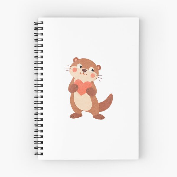 Item preview, Otter with a Paper Heart designed and sold by The-Art-of-D.
