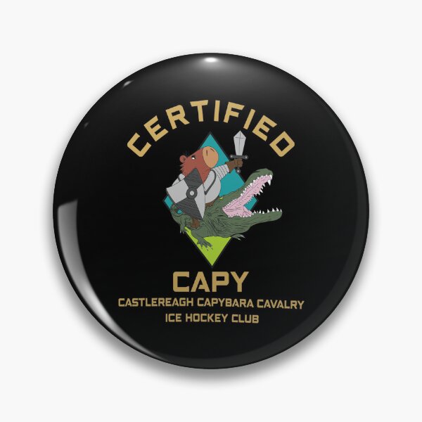 Item preview, Certified Capybara Cavalry Ice Hockey Club designed and sold by SRIAHREGALADO.