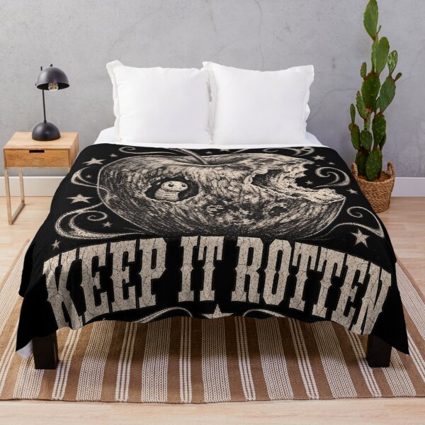 Item preview, Keep It Rotten Stipple Apple Worm Vintage Soft Grunge Aesthetic designed and sold by Yellowriversss.