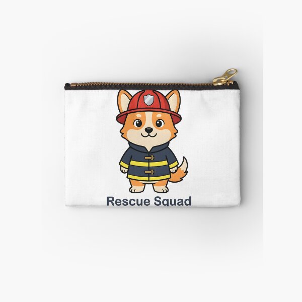 Item preview, Cute Corgi Firefighter – Rescue Squad Funny Gift Sticker designed and sold by Isliath.