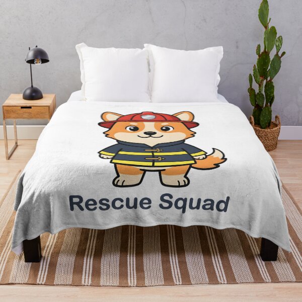 Item preview, Cute Corgi Firefighter – Rescue Squad Funny Gift Sticker designed and sold by Isliath.