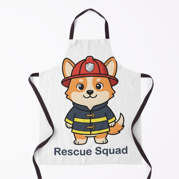 Item preview, Cute Corgi Firefighter – Rescue Squad Funny Gift Sticker designed and sold by Isliath.