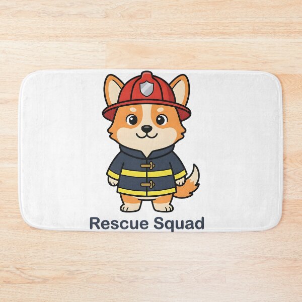 Item preview, Cute Corgi Firefighter – Rescue Squad Funny Gift Sticker designed and sold by Isliath.