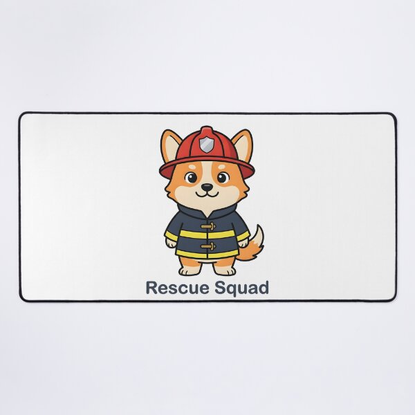 Item preview, Cute Corgi Firefighter – Rescue Squad Funny Gift Sticker designed and sold by Isliath.