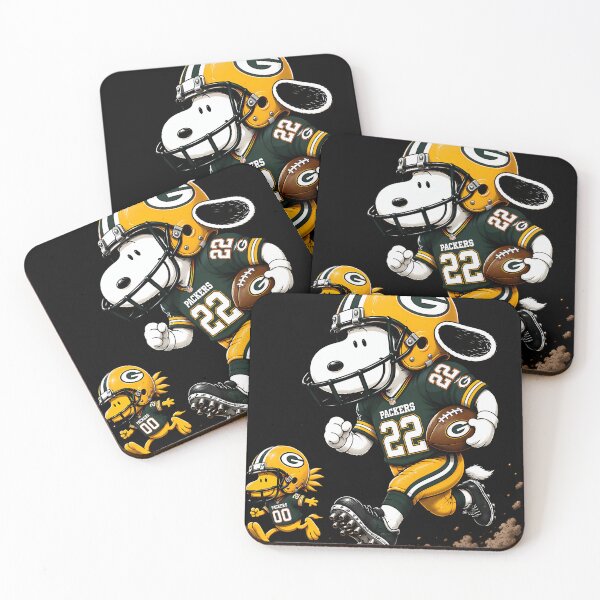 Item preview, Players Footbal Green Bay Packers Snoopy And Woodstock designed and sold by PopArtDarkness.
