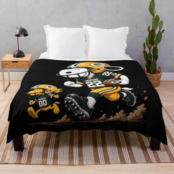 Item preview, Players Footbal Green Bay Packers Snoopy And Woodstock designed and sold by PopArtDarkness.