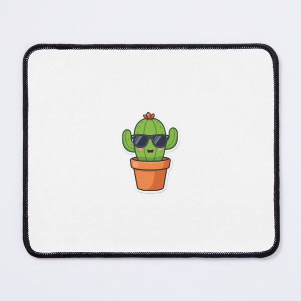 Item preview, Cute Cartoon Cactus in Sunglasses designed and sold by DriftwoodArt7.