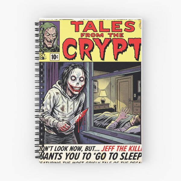 Item preview, Vintage Creepypasta Jeff the killer Horror Comic halloween tales designed and sold by Fictional Ink Society.