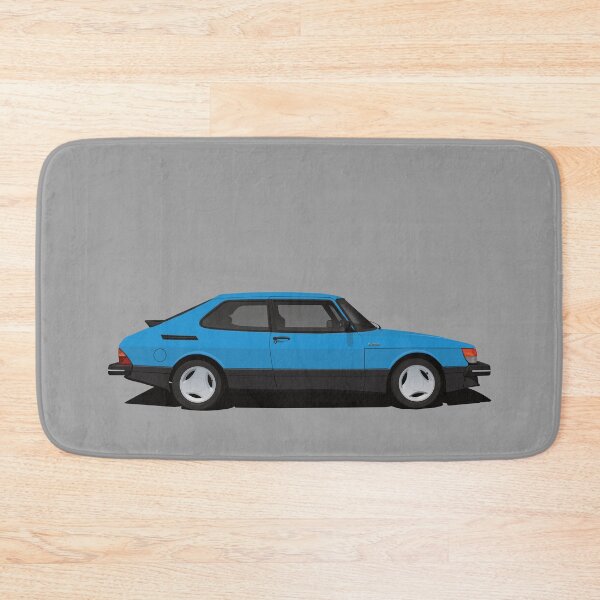 Item preview, Saab 900 Turbo Aero - blue - illustration designed and sold by knappidesign.