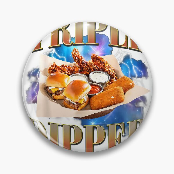 Item preview, Fast Food Lovers Hamburger Chicken Nugget Foodie Men Women T-Shirt designed and sold by gidget-gadget.