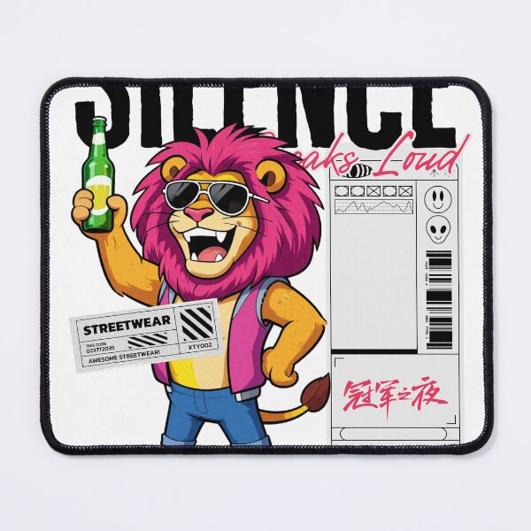 Item preview, Urban Streetwear Lion Holding Cold Green Beer designed and sold by cooljude.