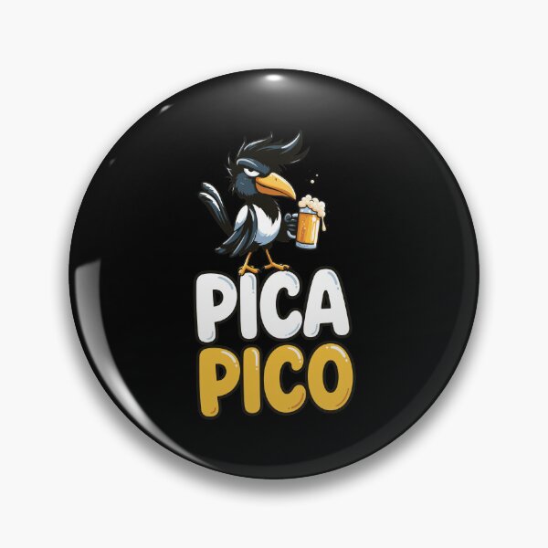 Aperçu de l'œuvre Pica Pico Boire de l'humour de pie créée et vendue par SRIAHREGALADO.