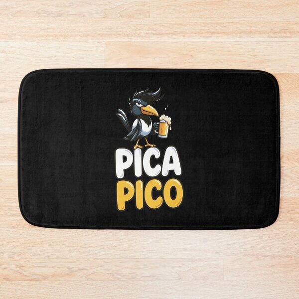 Item preview, Pica Pico Drinking Magpie Bird Humor designed and sold by SRIAHREGALADO.