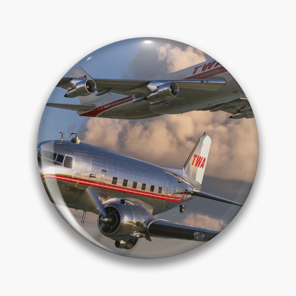 Item preview, TWA Wings Through History Aviation Illustration designed and sold by Skyframe Aviation.