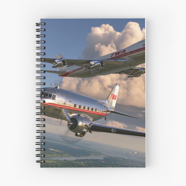 Item preview, TWA Wings Through History Aviation Illustration designed and sold by Skyframe Aviation.
