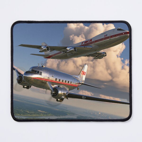 Item preview, TWA Wings Through History Aviation Illustration designed and sold by Skyframe Aviation.