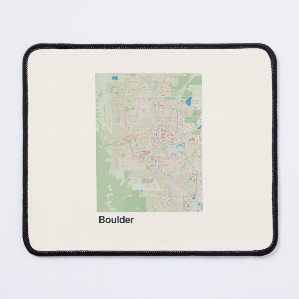 Item preview, Boulder Minimalistic Map Art designed and sold by MapsNerd.
