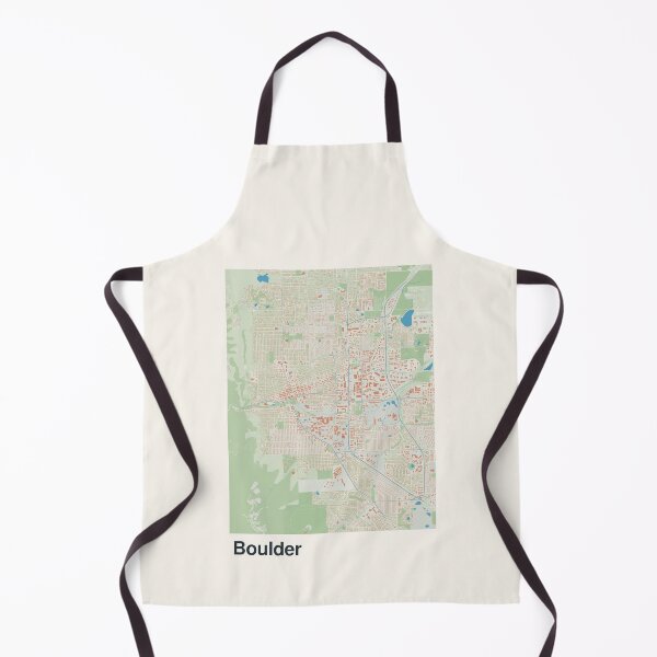 Item preview, Boulder Minimalistic Map Art designed and sold by MapsNerd.