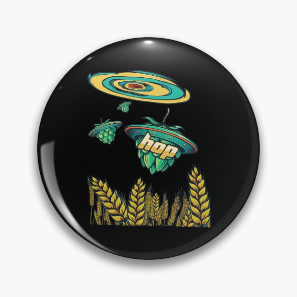 Item preview, Hops UFO Invasion Over Wheat Field designed and sold by SRIAHREGALADO.