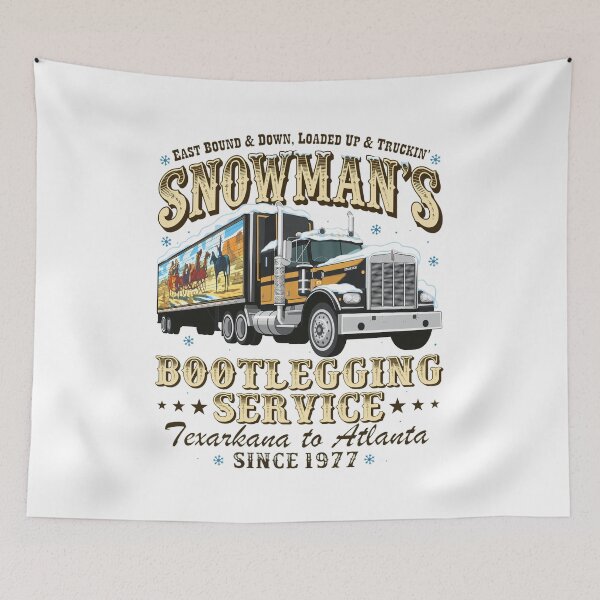 Item preview, Snowman Bootlegging Service Retro Trucking designed and sold by SRIAHREGALADO.