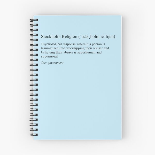 Item preview, Stockholm Religion definition (light) designed and sold by AmericanExtremist.