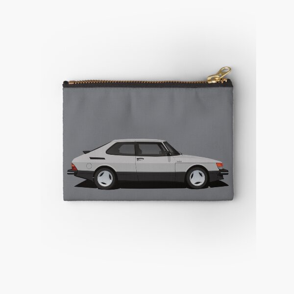 Item preview, Saab 900 Turbo Aero - grey - illustration designed and sold by knappidesign.