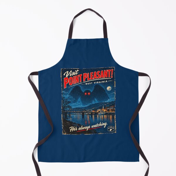 Item preview, Visit Point Pleasant spooky Travel Poster - halloween designed and sold by Fictional Ink Society.
