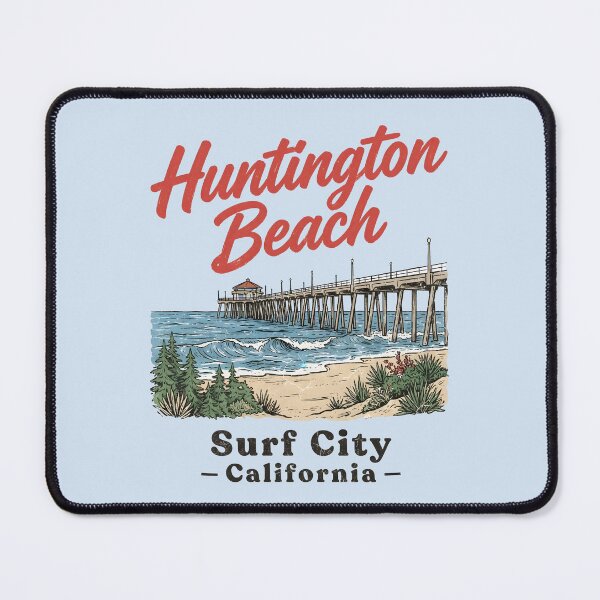 Item preview, Huntington Beach Vintage Ocean Vibes designed and sold by HowToCanadian.