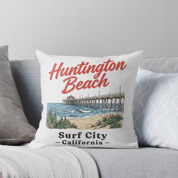 Item preview, Huntington Beach Vintage Ocean Vibes designed and sold by HowToCanadian.