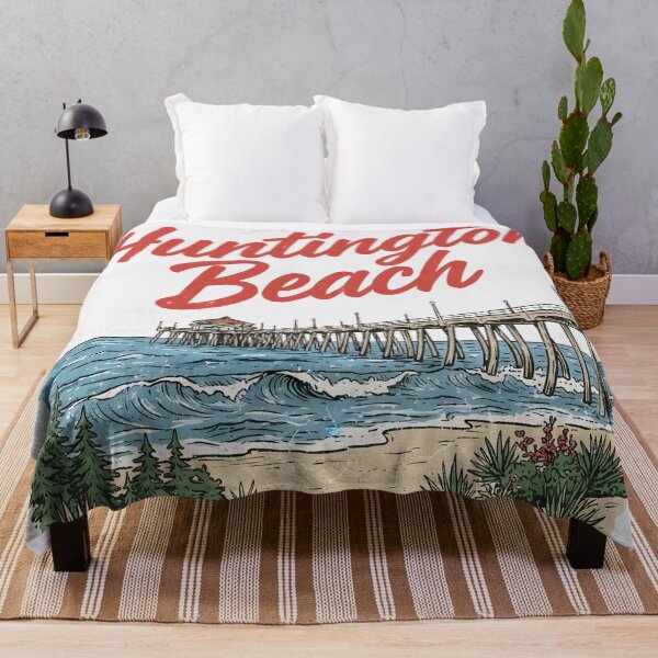 Item preview, Huntington Beach Vintage Ocean Vibes designed and sold by HowToCanadian.