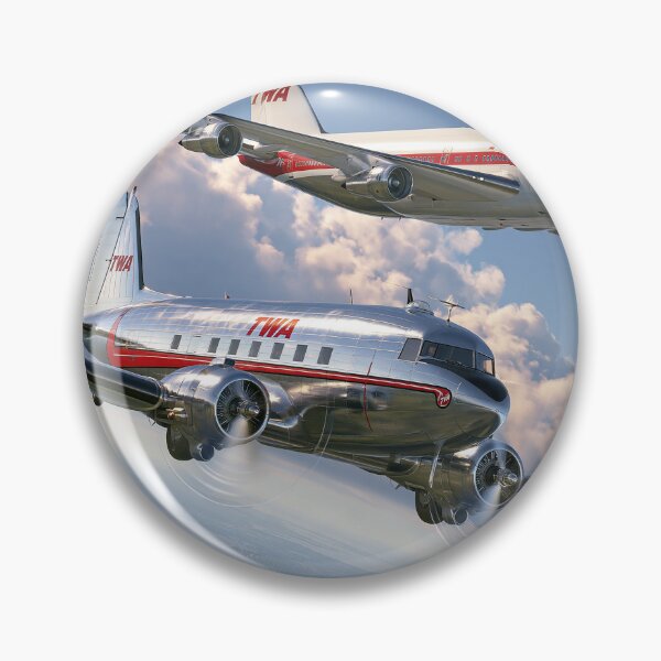 Item preview, TWA Heritage Formation Aviation Illustration designed and sold by Skyframe Aviation.
