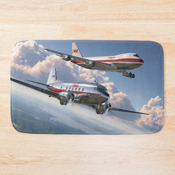 Item preview, TWA Heritage Formation Aviation Illustration designed and sold by Skyframe Aviation.