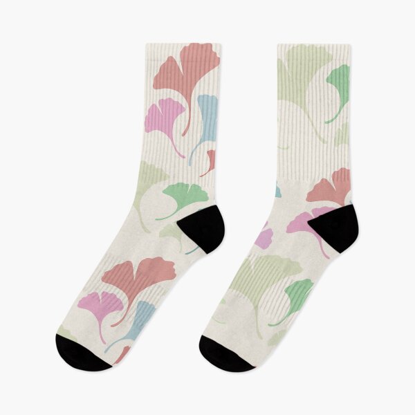 Item preview, Pastel Ginkgo Leaves Minimal Botanical Pattern designed and sold by zan-mf.