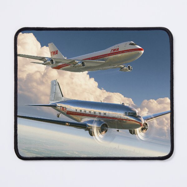 Item preview, TWA Legends Of The Skies Aviation Illustration designed and sold by Skyframe Aviation.