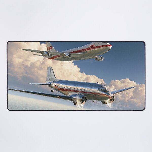 Item preview, TWA Legends Of The Skies Aviation Illustration designed and sold by Skyframe Aviation.
