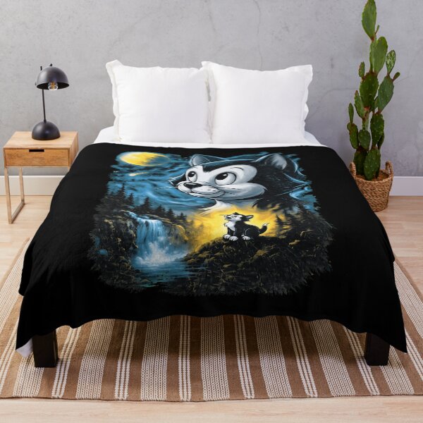Item preview, Whimsical Cat Night Forest Waterfall Retro designed and sold by Hendrickson39.