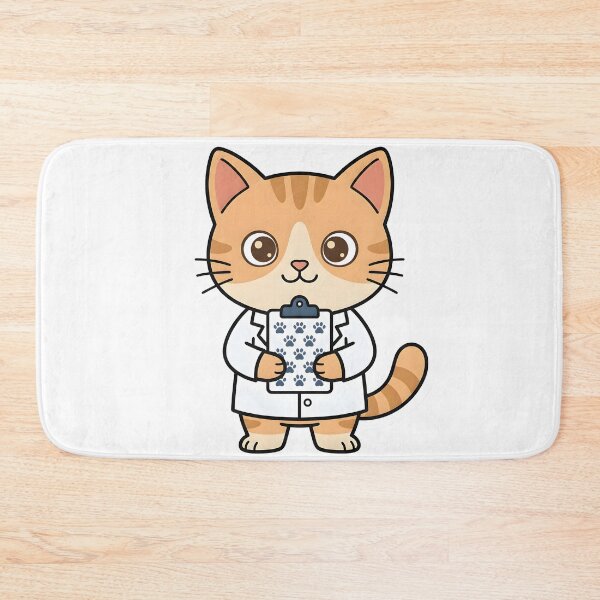 Item preview, Cute Cat Vet – Vet Tech Squad Funny Gift Sticker designed and sold by Isliath.