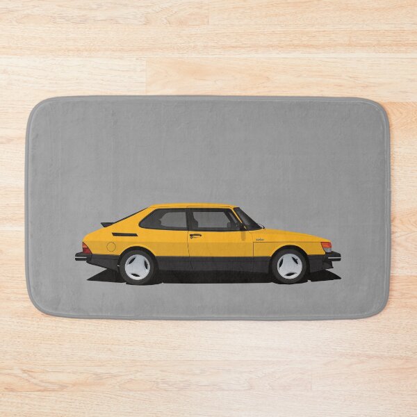 Item preview, Saab 900 Turbo Aero - yellow - illustration designed and sold by knappidesign.