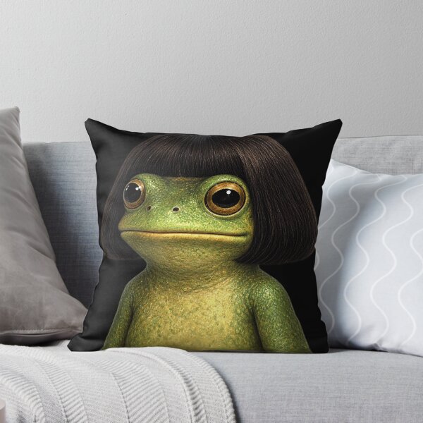 Artikelvorschau, Frosch mit Bobfrisur entworfen und verkauft von Eddiepublic.