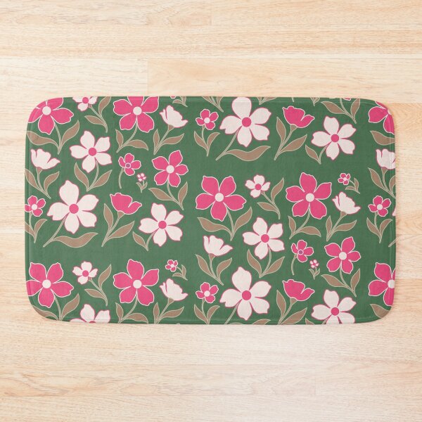 Item preview, Pink Wildflower Botanical Garden Floral Pattern designed and sold by zan-mf.