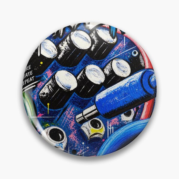 Item preview, Signal Flow – Modular Synth & Patch Cable Graffiti Art designed and sold by NicolaDudich.