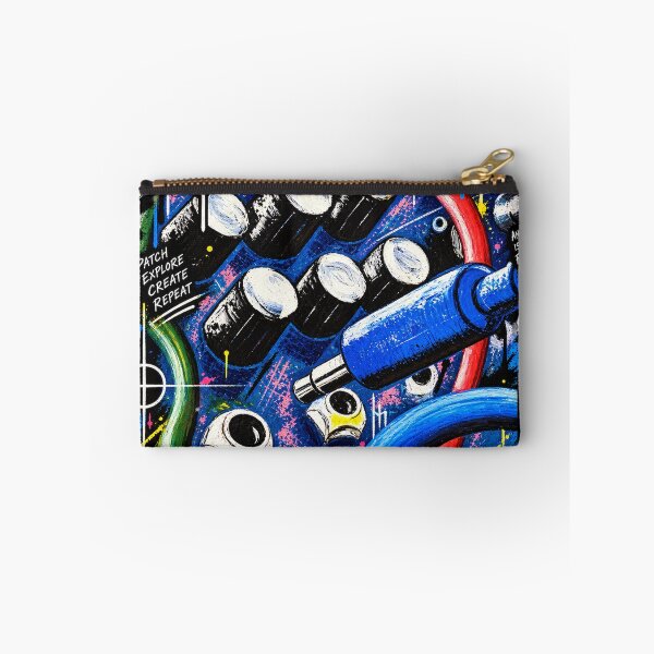 Item preview, Signal Flow – Modular Synth & Patch Cable Graffiti Art designed and sold by NicolaDudich.