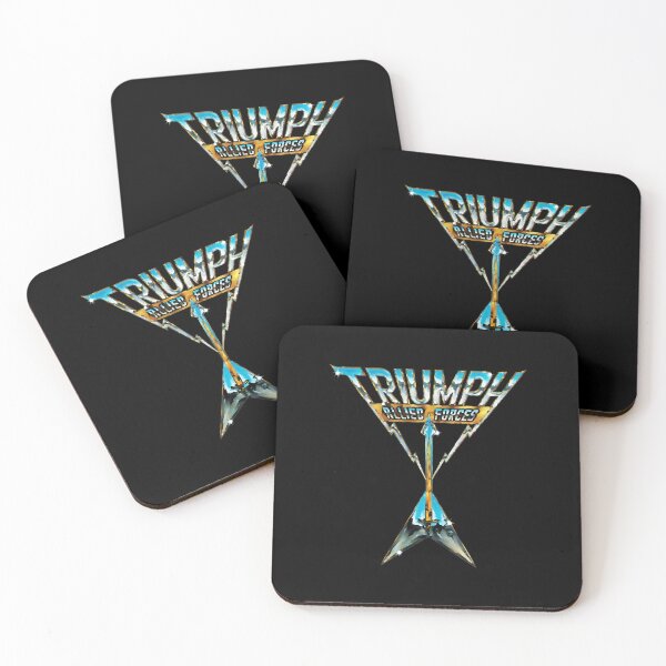 Item preview, Triumphs Allied Forces Logo Retro Rock  designed and sold by HarsuPreart.