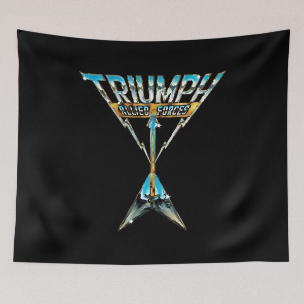 Item preview, Triumphs Allied Forces Logo Retro Rock  designed and sold by HarsuPreart.
