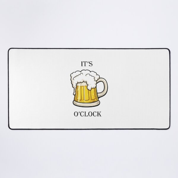 Item preview, It Is Beer Oclock Funny Graded Glass Mug designed and sold by SRIAHREGALADO.